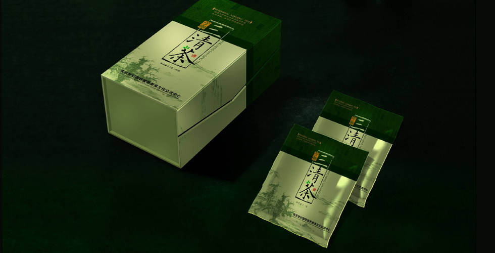 三清茶冲泡式健康茶饮包装设计