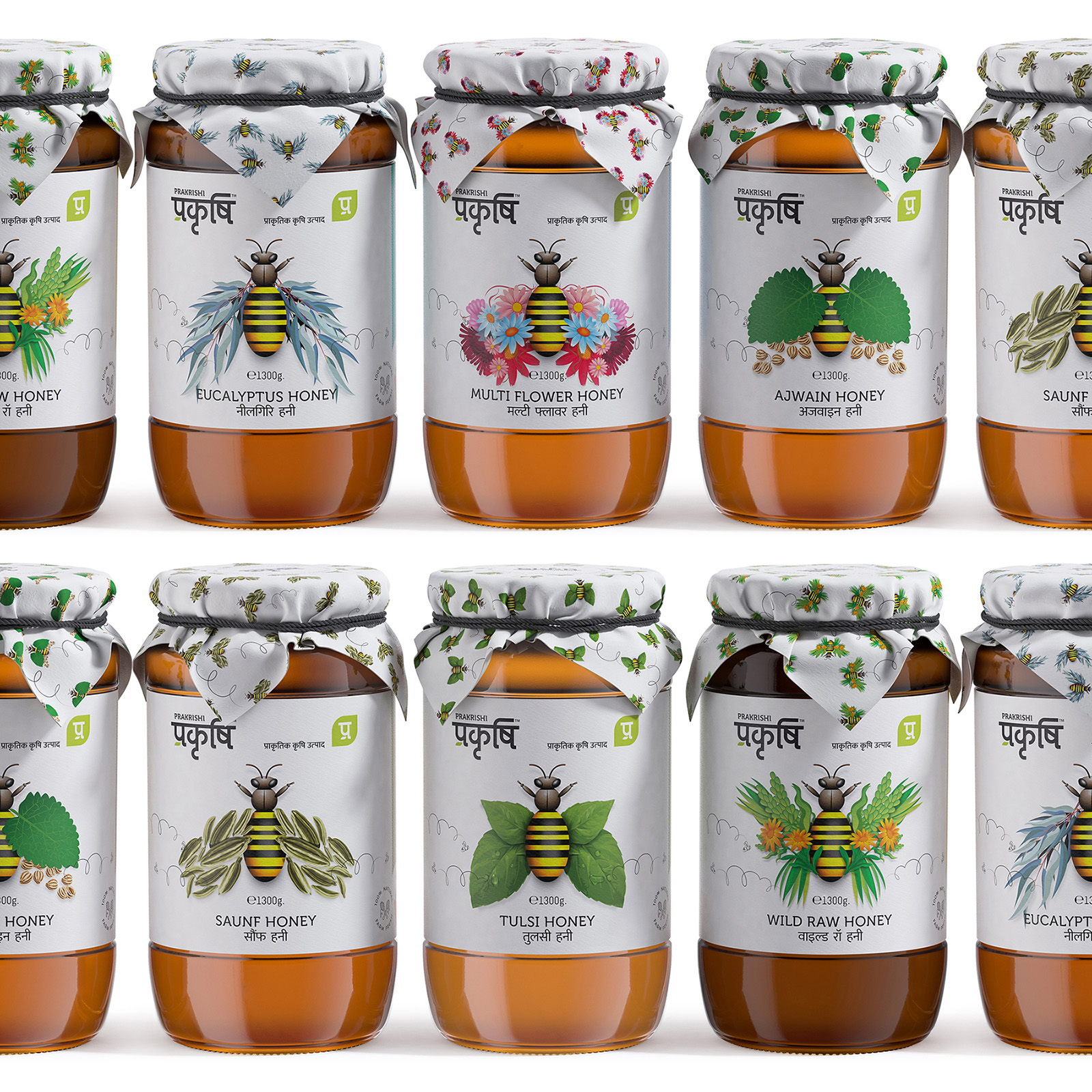 国际包装设计分享｜PRAKRUSHI蜂蜜包装设计