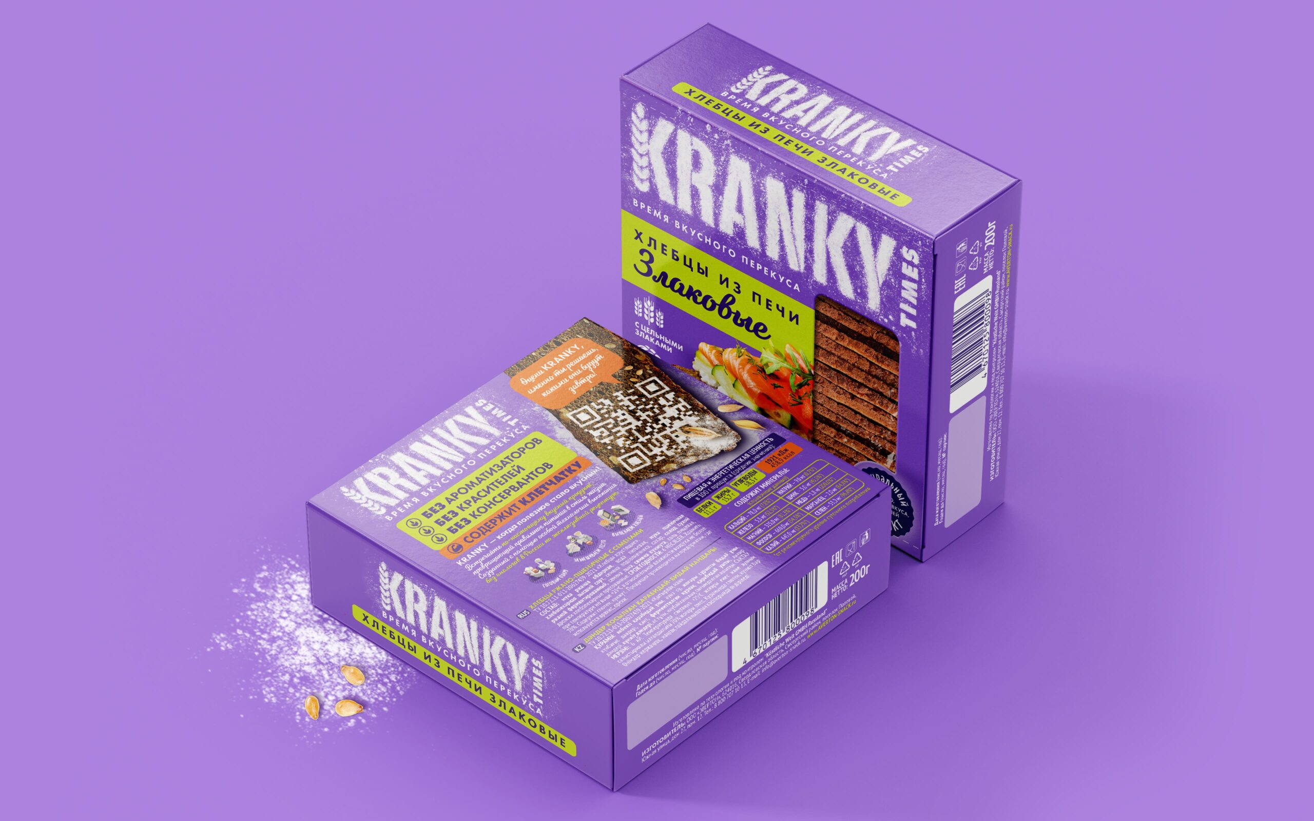 包装设计欣赏｜KRANKY TIMES黑麦面包品牌与包装设计