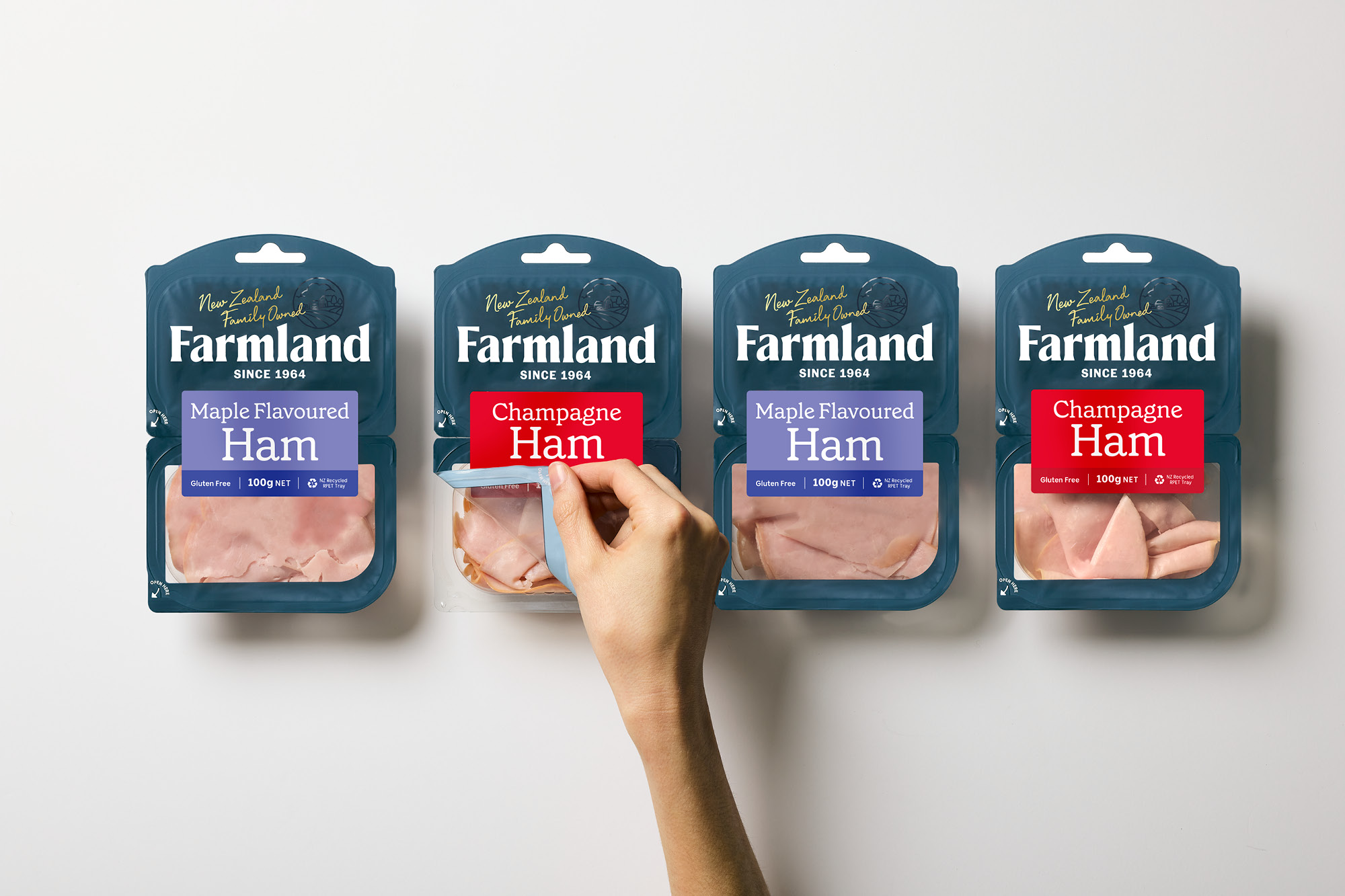 Onfire Design新西兰农田食品品牌重塑，火腿肠包装设计