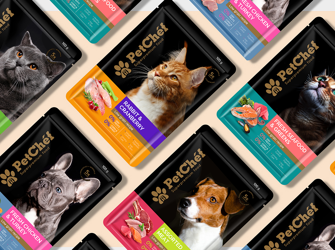 国际包装设计分享｜PETCHEF宠物食品包装设计欣赏