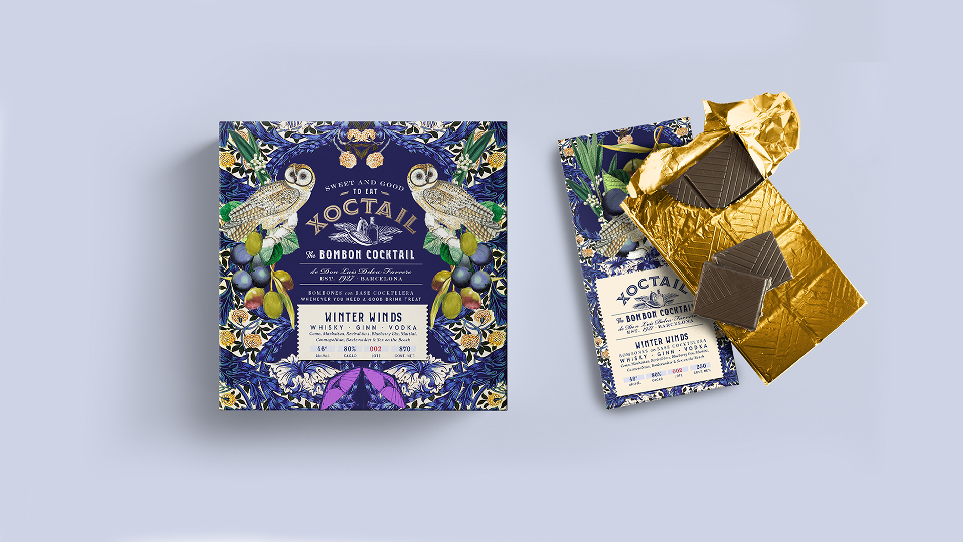 国际包装设计分享学习｜XOCTAIL巧克力包装设计创意