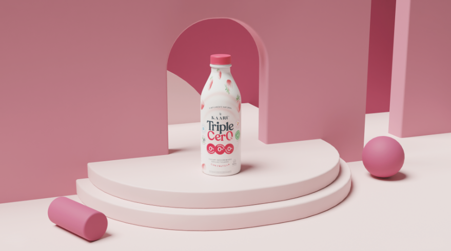 KAARU TRIPLE CERO酸奶包装设计欣赏