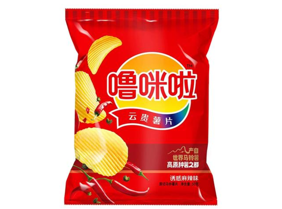 噜咪啦云贵薯片包装设计