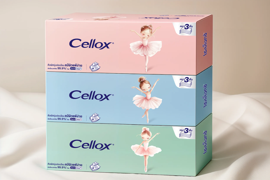 cellox纸巾包装设计欣赏