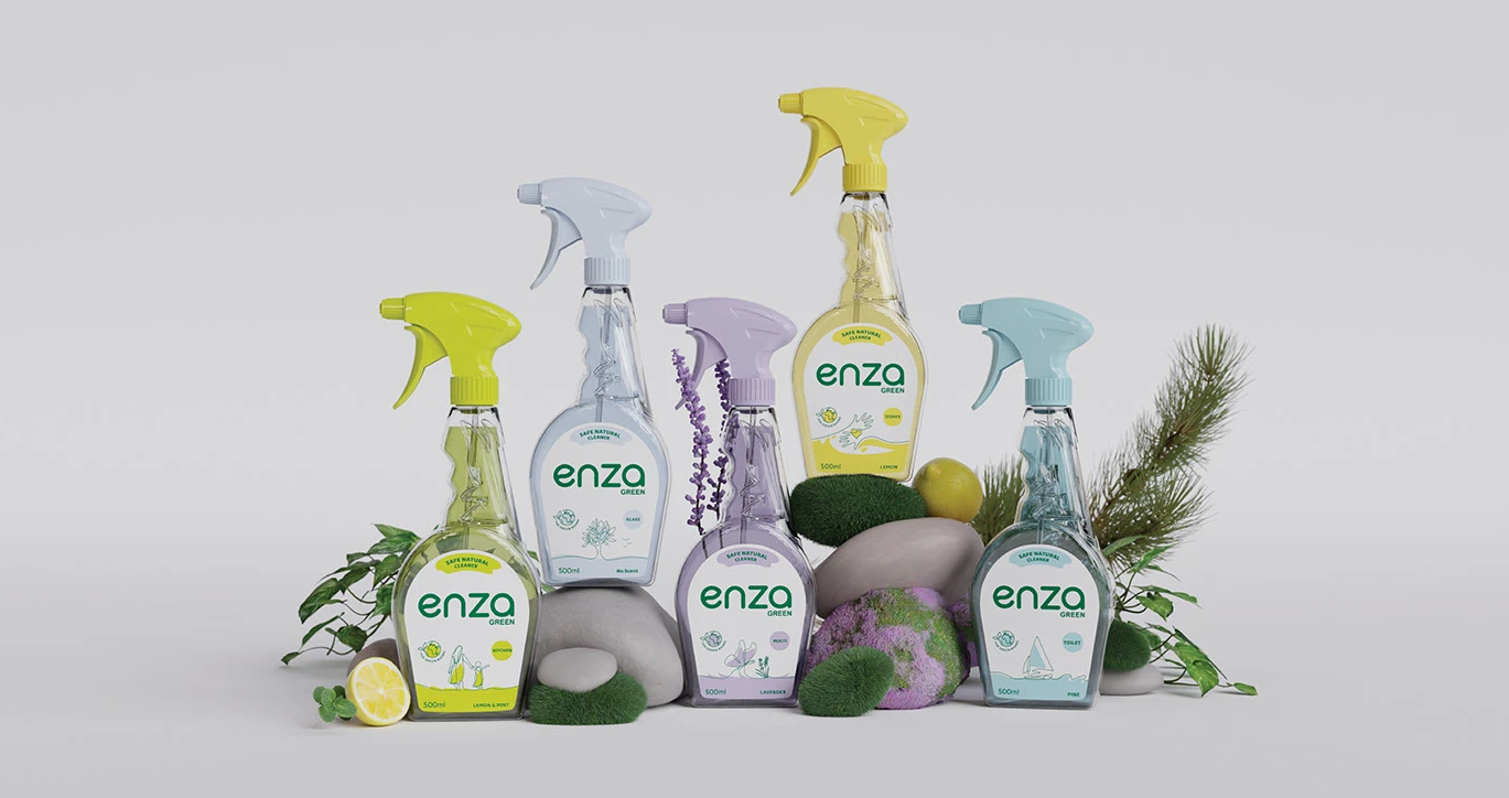 清洁液系列包装设计欣赏