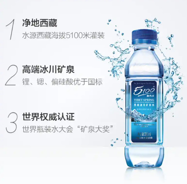 5100矿泉水包装设计欣赏学习 5100矿泉水包装设计欣赏学习