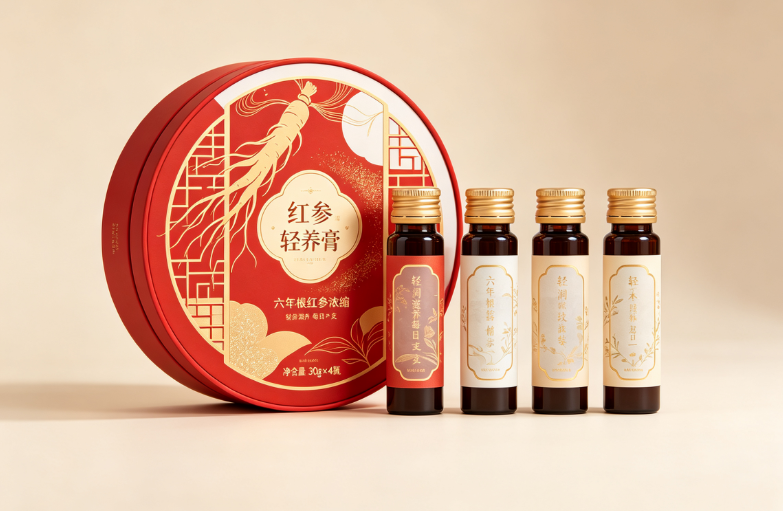 红参膏包装设计 红参膏包装设计